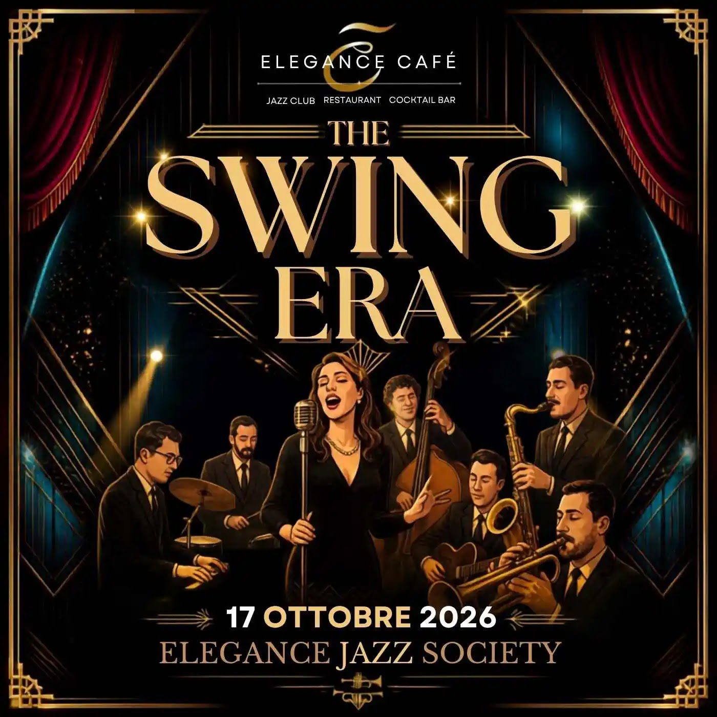 elegance jazz society swing era a Roma 17 ottobre 2026 all