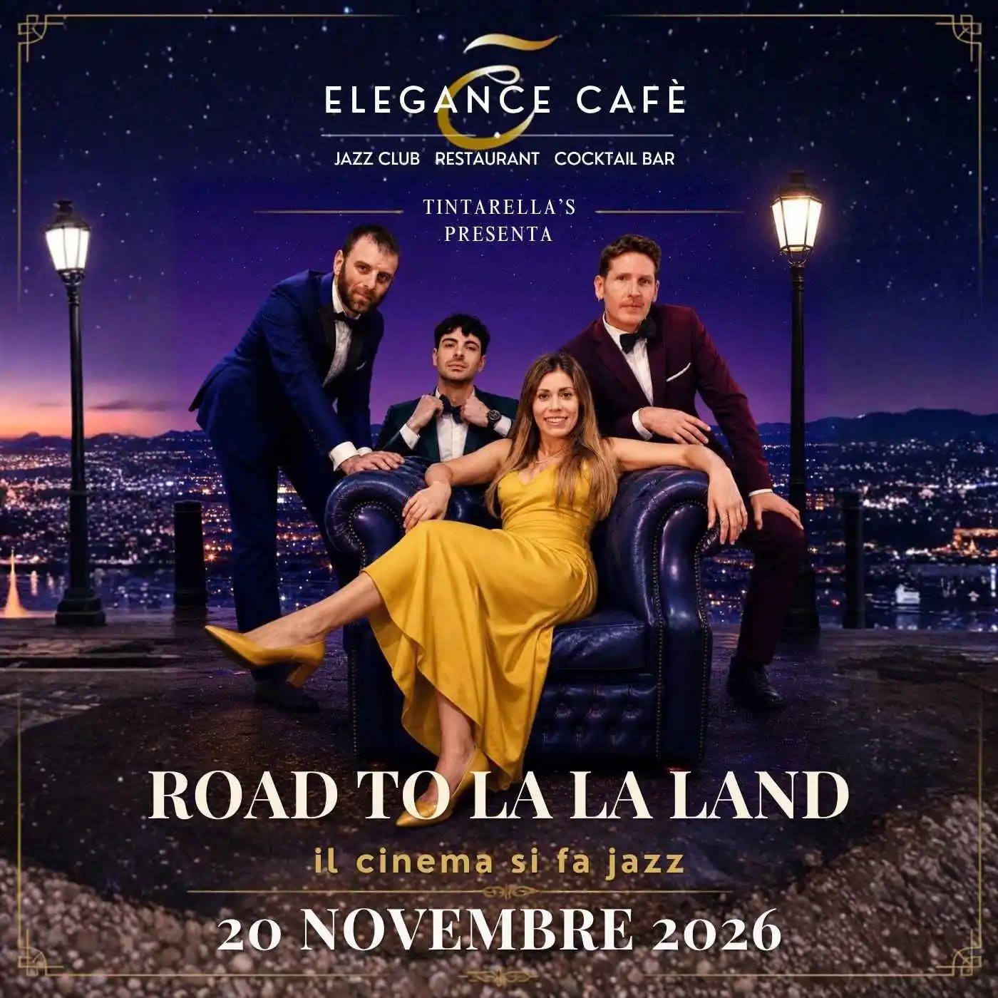 cinema e jazz Roma 20 novembre 2026 all