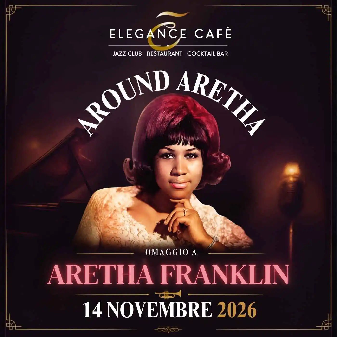 omaggio ad Aretha Franklin Roma 14 novembre 2026 all