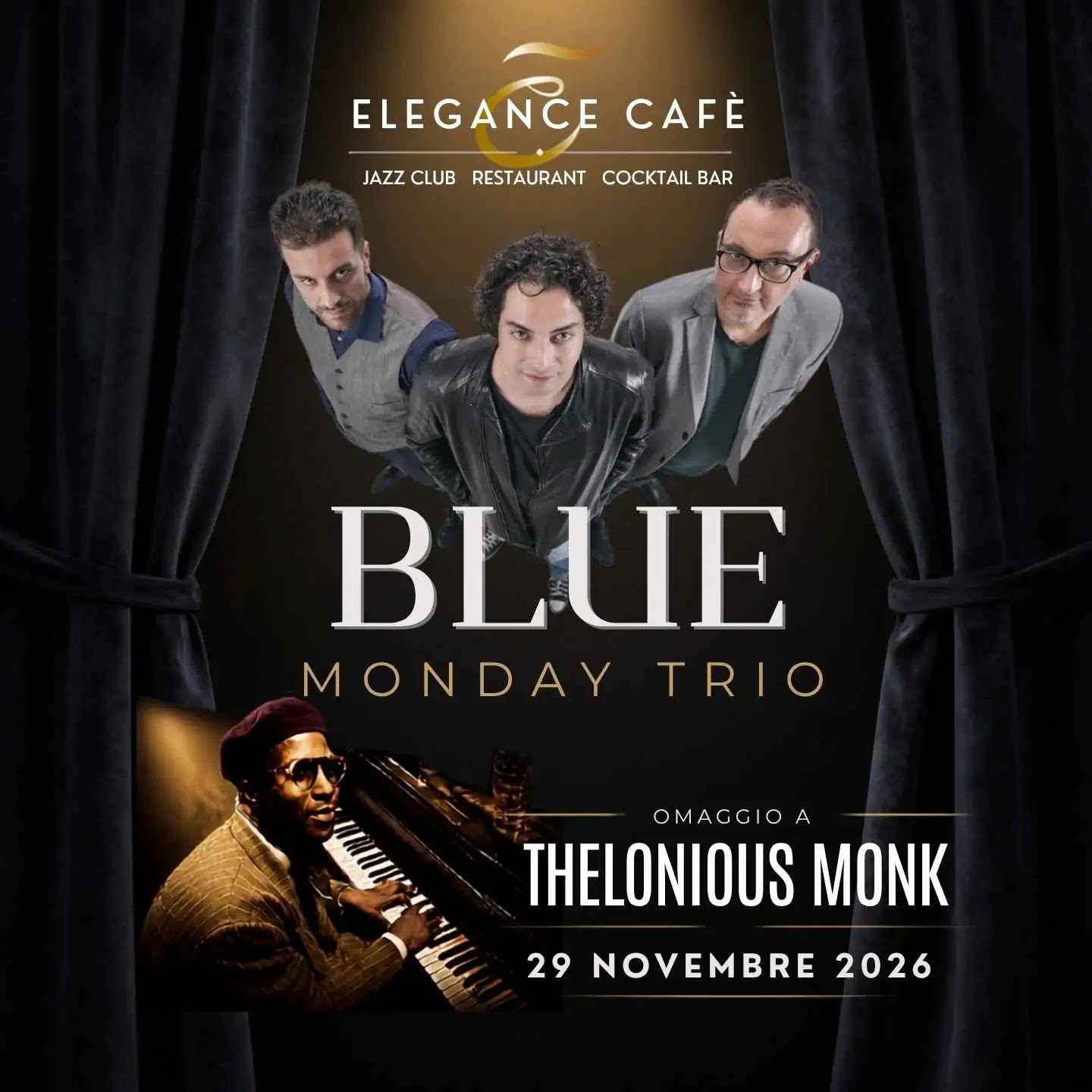 omaggio a Thelonious Monk Roma 29 novembre 2026 all