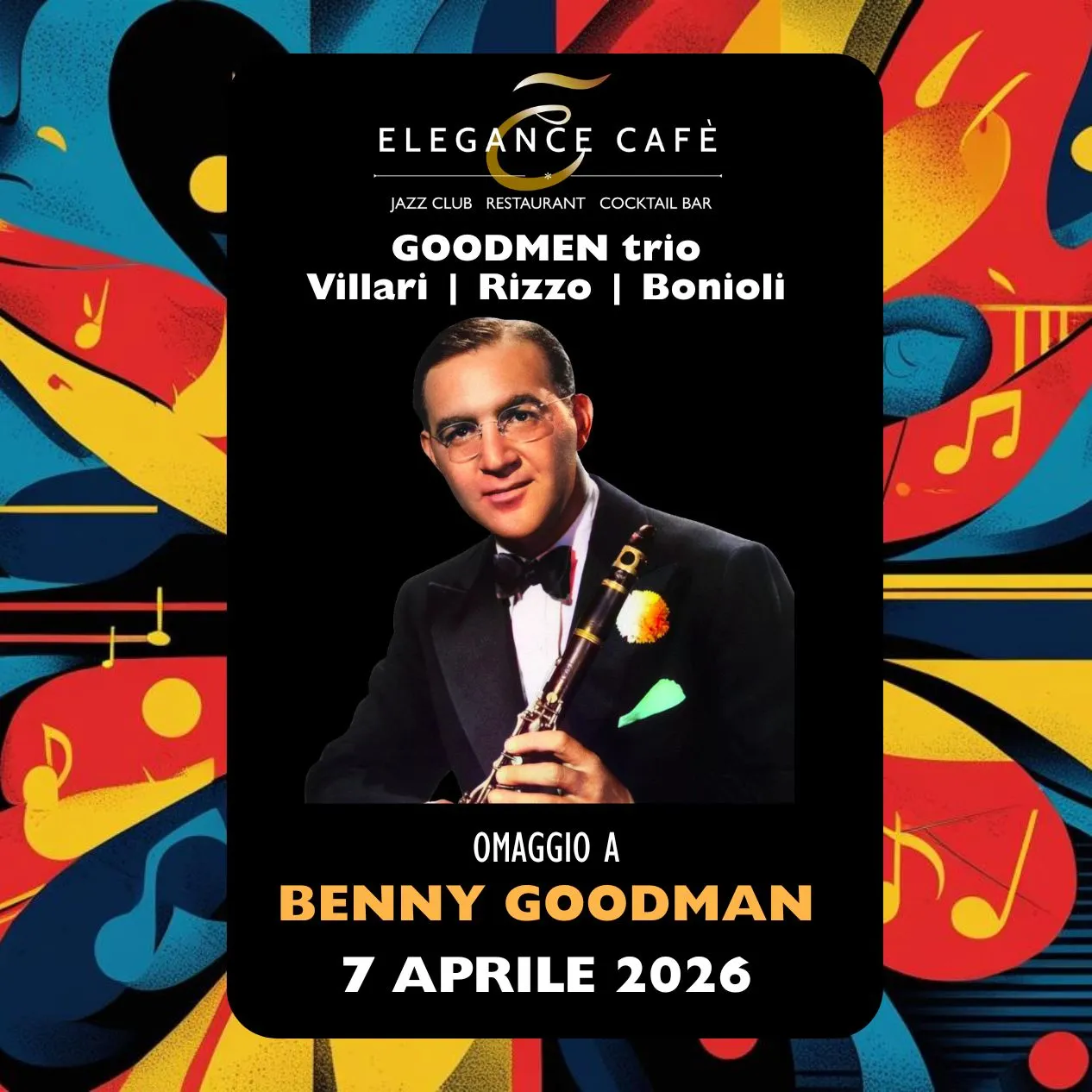 concerti-jazz-roma-7-aprile-2026-goodmen-trio-omaggio-benny-goodman